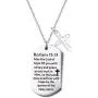 FUSTMW Christian Keychain Gifts Religious Gifts Bible Verse Jewelry May The God of Hope Fill You with All Joy and Peace Romans 15:13 Scripture Key Chains