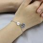 Joycuff Sunflower Bracelets for Women Teen Girls Daughter Best Friend Youre My Sunshine Initial Jewelry Birthday Gifts for Her