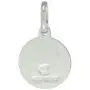 Dainty Sterling Silver St Jude Medal Necklace 1/2 inch Round Italy 0.8mm Chain Dainty Sterling Silver St Jude Medal Necklace 1/2 inch Round Italy 0.8mm Chain
