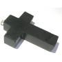 CRYSTALMIRACLE Beautiful Black Tourmaline Gemstone Cross Pendant Crystal Healing Fashion Jewelry Men Women Gift Positive Energy Deflector Luck Powerful Fear Health Handcrafted Meditation