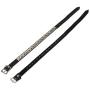 Jeilwiy Punk Rock Gothic Black Rivet Leather Spiked Necklace Neckband Choker Adjustable Girls Mom Gifts