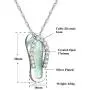 CiNily Opal Pendant Necklace Gold Plated Opal Jewelry Gifts for Women Girls Gemstone Necklaces CiNily Opal Pendant Necklace Gold Plated Opal Jewelry Gifts for Women Girls Gemstone Necklaces