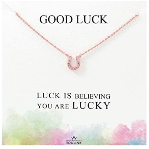 Soulink Sparkling Lucky Horseshoe Necklace
