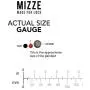 MIZZE Made for Luck Gold Plated 925 Sterling Silver 10 MM Round Glass Evil Eye Charm Pendant - 7 Colors to Choose from