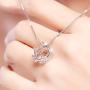 AceCraft Queen Crown Necklace, 925 Sterling Silver Pendant Fashion Women Jewelry Charms Gift for Teen Girl/Bridesmaid/Mom/Her