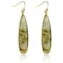 Moregone Natural Stone Long Water Drop Earrings for Women Girls Moregone Natural Stone Long Water Drop Earrings for Women Girls