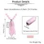Sunligoo Urn Pendant Necklace for Ashes Cremation Memorial Keepsake Jewelry Healing Crystal Point Pendant Natural Stone Beads Necklaces for Women Girls