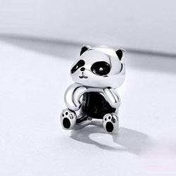 Eternalll Jewellery Original 925 Sterling Silver Charms Love Animal Charms for Bracelets,Fashion Jewelry for Women Family Friend Birthday (Cute Animal Charm)