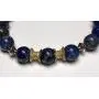 Stunning lapis lazuli bracelet Yoga Jewelry wrist mala Fifth chakra Throat Chakra Big 10 mm unisex stretch bracelet | Energized chakra bracelet | w/zinc alloy gold plated spacers Stunning lapis lazuli bracelet Yoga Jewelry wrist mala Fifth chakra Throat Chakra Big 10 mm unisex stretch bracelet | Energized chakra bracelet | w/zinc alloy gold plated spacers