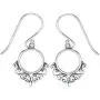Boma Jewelry Sterling Silver Balinese Style Filigree Circle Dangle Earrings Boma Jewelry Sterling Silver Balinese Style Filigree Circle Dangle Earrings