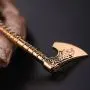 Skyrim Viking Dragon Celtic Knot Amulet Runes Perun Axes Pendant Necklace Skyrim Viking Dragon Celtic Knot Amulet Runes Perun Axes Pendant Necklace