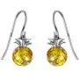 EleQueen 925 Sterling Silver Pineapple Dangle Earrings Hypoallergenic Jewelry for Women Girls EleQueen 925 Sterling Silver Pineapple Dangle Earrings Hypoallergenic Jewelry for Women Girls