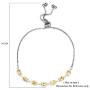 Shop LC 925 Sterling Silver Bolo Bracelet Crystal Jewelry for Women(Multi Gemstones/Garnet/Citrine/Topaz)