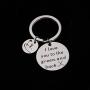 Zuo Bao Dad Golf Keychain Golf Jewelry Golfer Gift I Love You to The Green and Back Keychain Gift for Golf Players