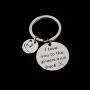 Zuo Bao Dad Golf Keychain Golf Jewelry Golfer Gift I Love You to The Green and Back Keychain Gift for Golf Players
