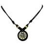 LAVIP Leather Rasta Plaided Hippie Coqui Taino Sun Necklace Buddha All Seeing Third Wisdom Eye Amulet Black Powers Pendant LAVIP Leather Rasta Plaided Hippie Coqui Taino Sun Necklace Buddha All Seeing Third Wisdom Eye Amulet Black Powers Pendant