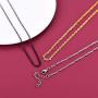 FaithHeart Spiga Wheat/Rope/Box/Rolo Chain Necklace, 18/20/22/24/26/28/30 Inches 18K Gold Plated/Stainless Steel Daily Chains for Men/Women, Customize Available (with Gift Box)