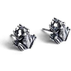 925 Sterling Silver Frog Stud Earrings Birthday Gifts for Women Girls Vintage Cute Animal Stud Earring Party Jewelry