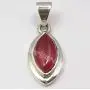 SilverStarJewel 925 Sterling Silver Marquise Cabochon Carnelian Pendant 1'' New Art SilverStarJewel 925 Sterling Silver Marquise Cabochon Carnelian Pendant 1'' New Art