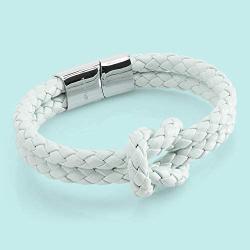 SERASAR - Leather Knot Bracelet for Women - Different Lengths and Colors - With Gift Box