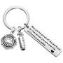 1.SEIRAA You Make a Difference Gifts Military Appreciation Gift Retirement Thank you Key Chain For Air Force Navy Army Firefighter Police Officer (Firefighter)