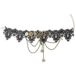 KOGOGO Lolita Choker Necklace Gothic Collar Punk Accessory