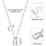 BOUTIQUELOVIN Padlock Pendant Necklace for Women | 14K Gold Plated Paperclip Chain Lock Pendant for Girls