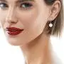 925 Sterling Silver Women Earrings- Beinlove Pearl Infinity Love Dangle Drop Earrings Studs for Women Best Valentines Day Mothers Day Gift