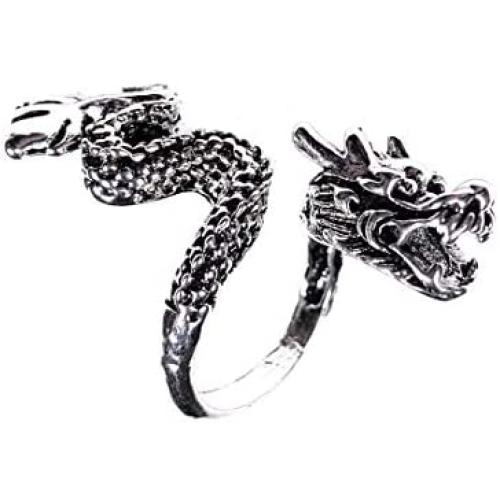 Skye Jewelry Large Dragon Head to Tail Ring Sz. 8