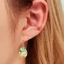 Earrings/Hummingbird Tear drop Earring Glass Dome Photo Jewelry Bird Art Earrings Earrings/Hummingbird Tear drop Earring Glass Dome Photo Jewelry Bird Art Earrings