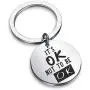 SEIRAA Mental Health Awareness Gift Its Ok Not to Be Ok Keychain Awareness Jewelry Suicide Prevention Gift SEIRAA Mental Health Awareness Gift Its Ok Not to Be Ok Keychain Awareness Jewelry Suicide Prevention Gift