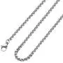 Monily 2-7mm 16-38In Square Rolo Stainless Steel Chain Necklace Round Box Necklace Men Women Jewelry Monily 2-7mm 16-38In Square Rolo Stainless Steel Chain Necklace Round Box Necklace Men Women Jewelry