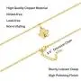 ERPELS Dog Mom Necklace for Women Dainty Gold Initial Letter Paw Print Necklace Pet Dog Mom Gifts for Dog Lovers
