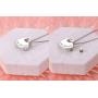 JZMSJF 925 Sterling Silver Memorial Urn Heart Necklace Love Forever Mom Dad Grandmother/father Pet Cremation Pendant Jewelry for Ashes