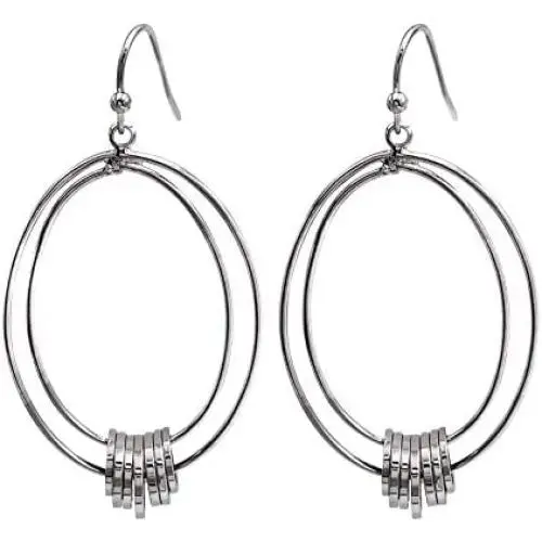 SELOVO Hook Fishhook Dangle Earrings Funky Bohemian Art Decp Jewelry Silver Tone SELOVO Hook Fishhook Dangle Earrings Funky Bohemian Art Decp Jewelry Silver Tone