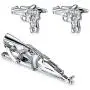 BodyJ4You 9PC Cufflinks Tie Clip Set Button Shirt Business Men Steel Jewelry Gift Box BodyJ4You 9PC Cufflinks Tie Clip Set Button Shirt Business Men Steel Jewelry Gift Box