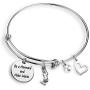 Mermaid Bracelet Jewelry Inspirational Bracelet Gift Be a Mermaid and Make Waves Sea Soul Ocean Sea Jewelry（Mermaid-BR）
