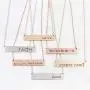RIAH FASHION Simple Message Horizontal Bar Pendant Necklace - Inspirational Christian Religious Engraved Plate Delicate Chain Amazing Grace, Hope, Faith, Blessed RIAH FASHION Simple Message Horizontal Bar Pendant Necklace - Inspirational Christian Religious Engraved Plate Delicate Chain Amazing Grace, Hope, Faith, Blessed