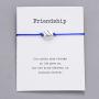 Pipitree Friendship Bracelet Charm Bracelet for Best Friends - Bracelet Gift Card Braided Wish Bracelet for You Care Everyone（4Pcs）