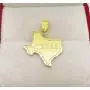 AMZ Jewelry 10K Yellow Gold Texas State Map Pendant AMZ Jewelry 10K Yellow Gold Texas State Map Pendant