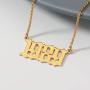 TOOPNK 2Pcs Birth Year Number Necklace, 1970 to 2005 Pendant Necklace, Personalized Birthday Jewelry