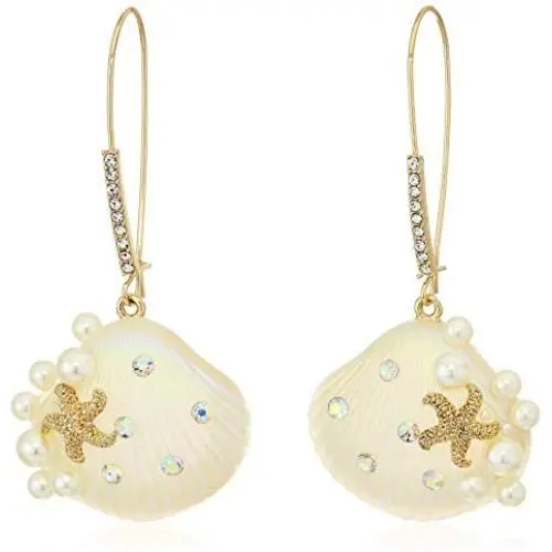Betsey Johnson Sea Shell Dangle Earrings Betsey Johnson Sea Shell Dangle Earrings