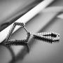 HZMAN Bike Punk Stainless Steel Triangle Shape Design Hoop Earrings,Christmas Thanksgiving New Year Wedding Gift