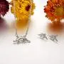 Valentines Day Dinosaur Jewelry Set, 3 Pieces Dinosaur Pendant Necklace and 3 Pairs Dinosaur Earrings Valentines Day Dinosaur Jewelry Set, 3 Pieces Dinosaur Pendant Necklace and 3 Pairs Dinosaur Earrings