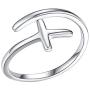 925 Sterling Silver Rings for Men Women, Italian Solid Sterling Silver Ring, Opening Stackable Ring, Come Gift Box