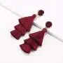 LEGITTA Tassel Earrings Layered Tiered Linear Drop Fashion Trending Earrings