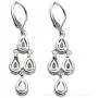 Shop LC Pear Chandelier Dangle Tear Drop Earrings for Women Prom Jewelry Mothers Day Gifts Cttw 1.5
