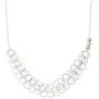 Silpada Plumeria Two-Tone Ringed Necklace in Sterling Silver & 14K Rose Gold Plate, 17'' + 2.5'' Silpada Plumeria Two-Tone Ringed Necklace in Sterling Silver & 14K Rose Gold Plate, 17'' + 2.5''