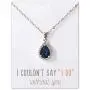 A+O Bridesmaid Jewelry Gift, Blue Sapphire Jewelry A+O Bridesmaid Jewelry Gift, Blue Sapphire Jewelry