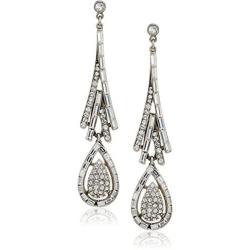 Ben Amun Swarovski Crystal Cluster Earrings, Handmade in the USA, Pierced Posts